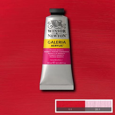 Winsor & Newton Galeria Acrylic 60ML Process Magenta | Reliance Fine Art |Acrylic PaintsWinsor Newton Galeria Acrylic Paint