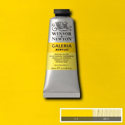 Winsor & Newton Galeria Acrylic 60ML Process Yellow | Reliance Fine Art |Acrylic PaintsWinsor Newton Galeria Acrylic Paint