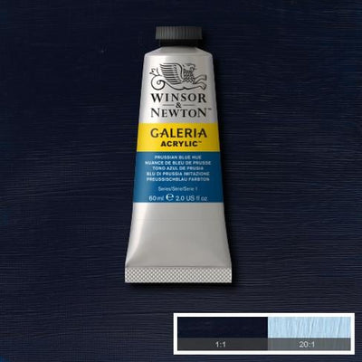 Winsor & Newton Galeria Acrylic 60ML Prussian Blue Hue | Reliance Fine Art |Acrylic PaintsWinsor Newton Galeria Acrylic Paint