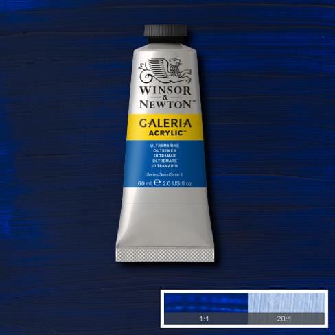 Winsor & Newton Galeria Acrylic 60ML Ultramarine | Reliance Fine Art |Acrylic PaintsWinsor Newton Galeria Acrylic Paint