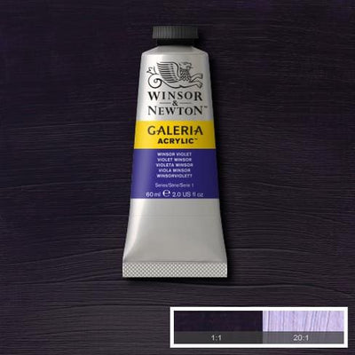 Winsor & Newton Galeria Acrylic 60ML Winsor Violet | Reliance Fine Art |Acrylic PaintsWinsor Newton Galeria Acrylic Paint