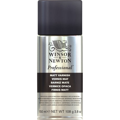 Winsor & Newton Matt Varnish 400 ML Spray (All Purpose ) | Reliance Fine Art |Acrylic Mediums & VarnishesOil Mediums & Varnish