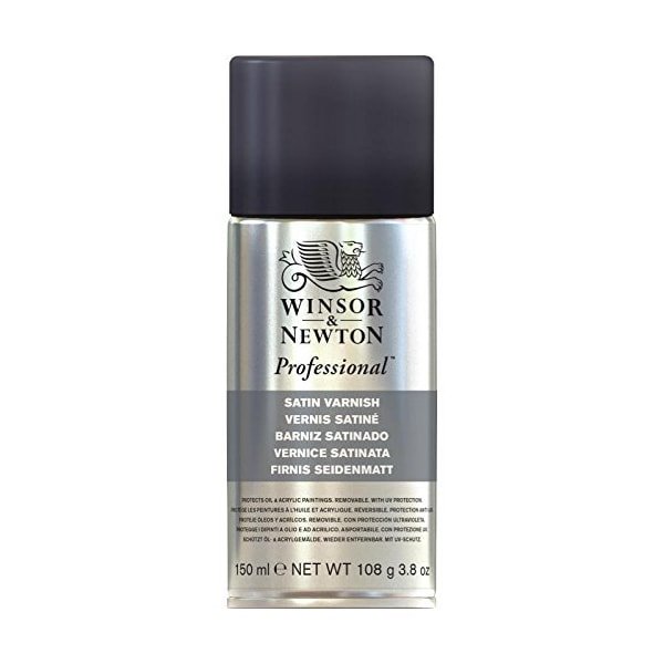 Winsor & Newton Satin Varnish 400ml Spray | Reliance Fine Art |Acrylic Mediums & VarnishesOil Mediums & Varnish